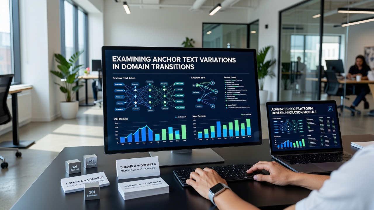 Examining Anchor Text Variations in the Context of Domain Transitions for Advanced SEO Platforms