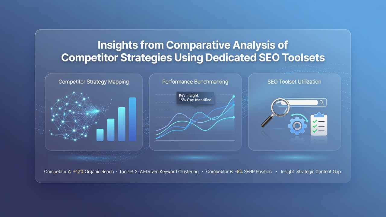 Insights from Comparative Analysis of Competitor Strategies Using Dedicated SEO Toolsets