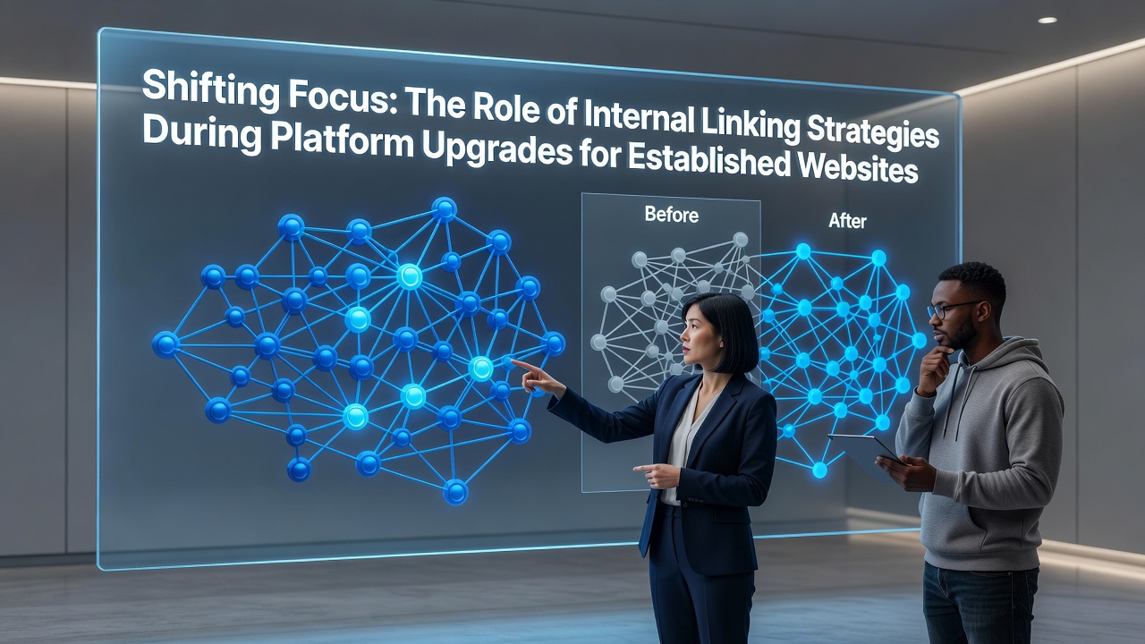Shifting Focus: The Role of Internal Linking Strategies During Platform Upgrades for Established Websites